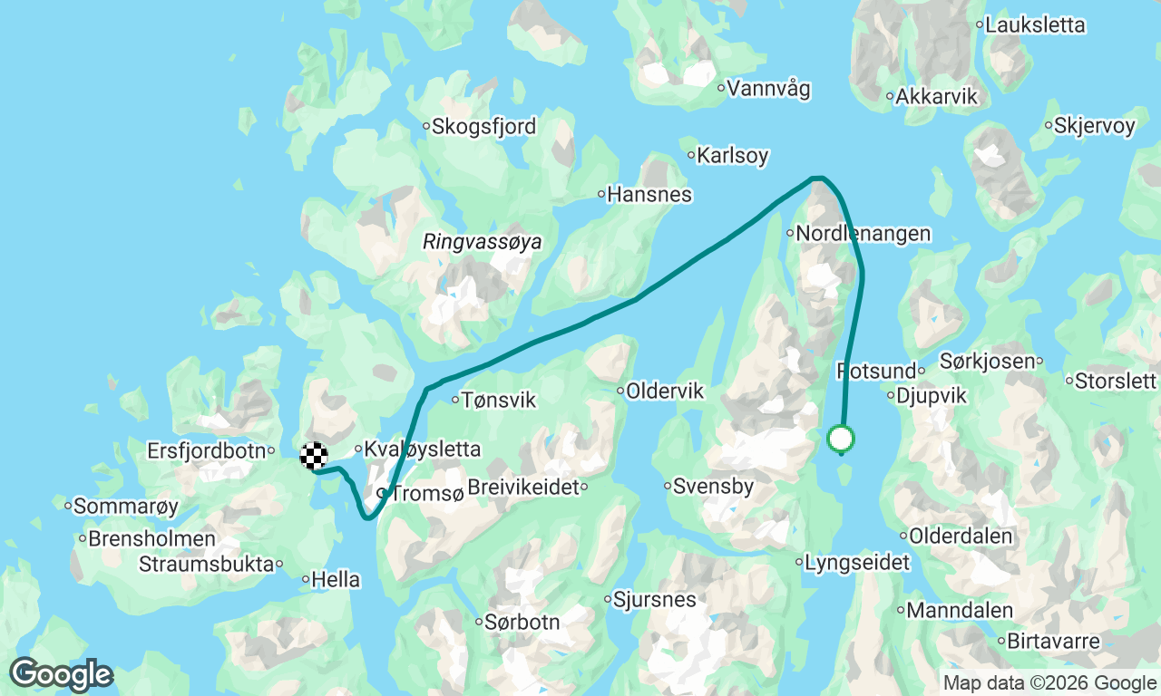 Aroya to Eidkjosen