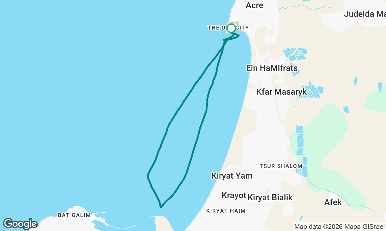 Easy sailing Acer to Haifa and back