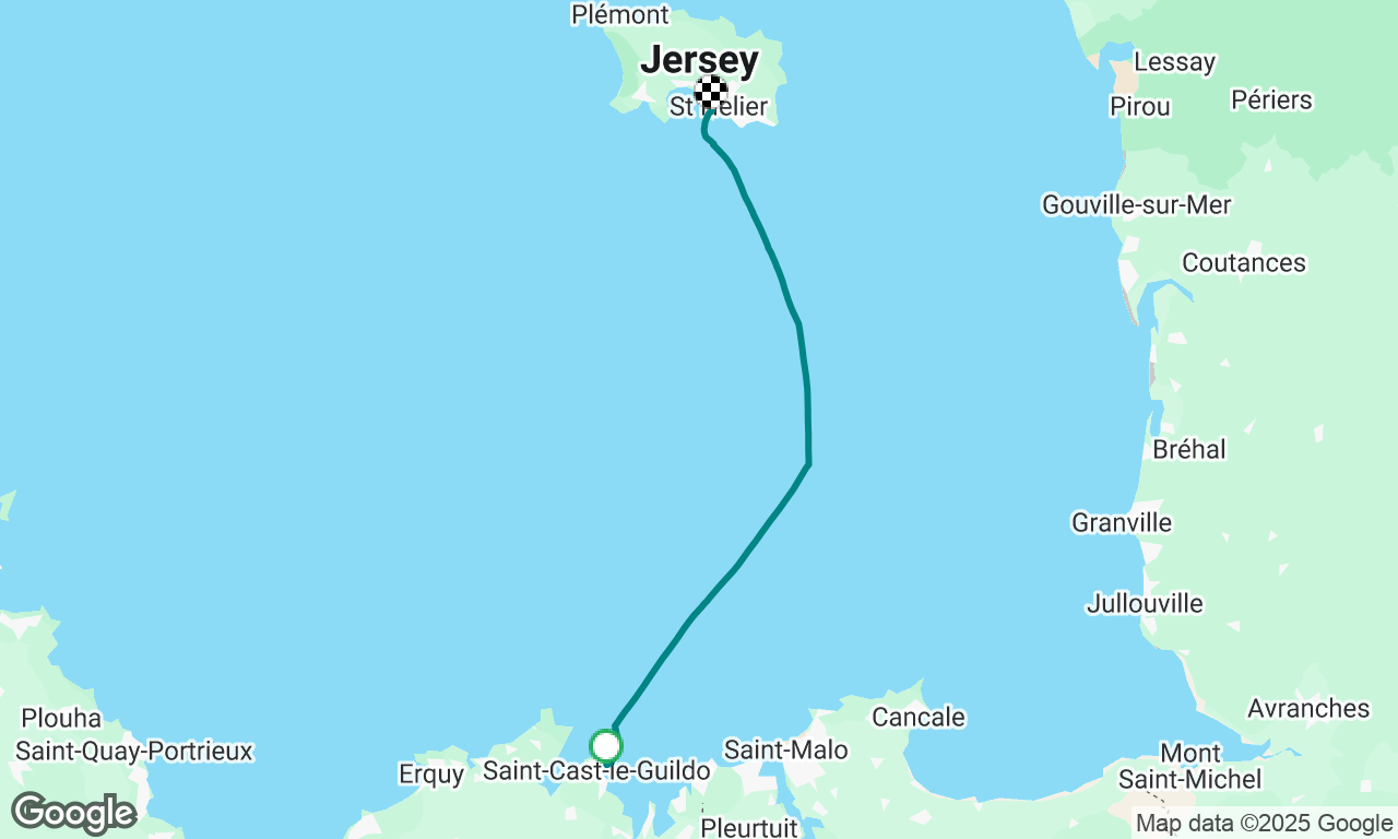 St Cast (France) to St Helier, Jersey