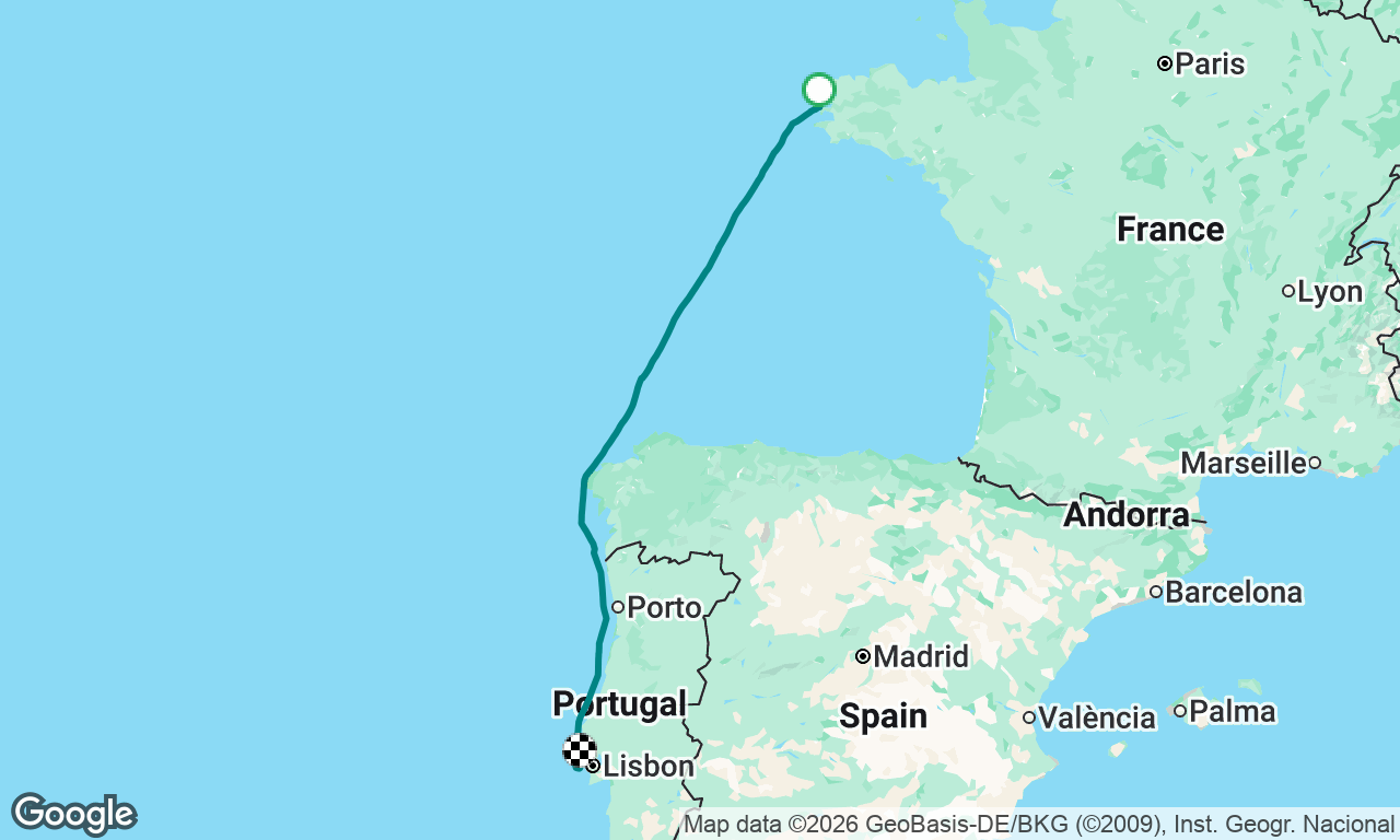 Voyage map