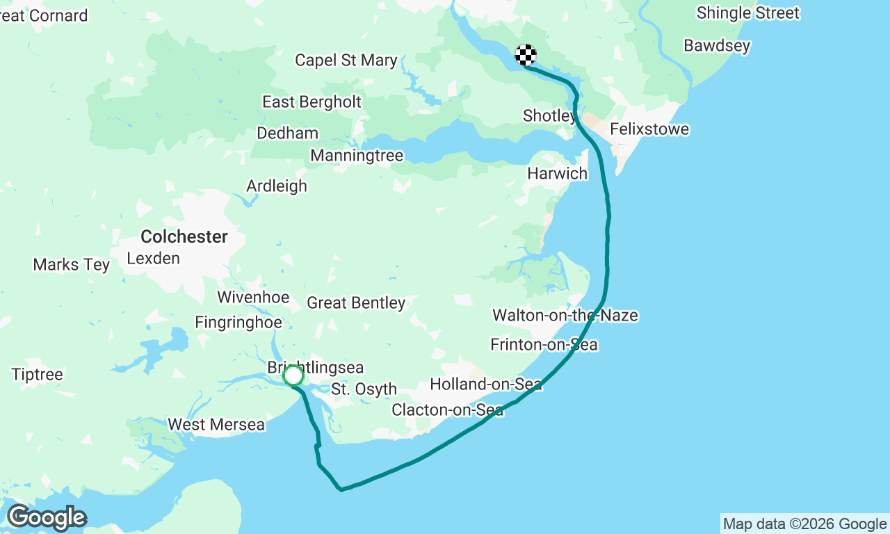Pyefleet to Pin Mill
