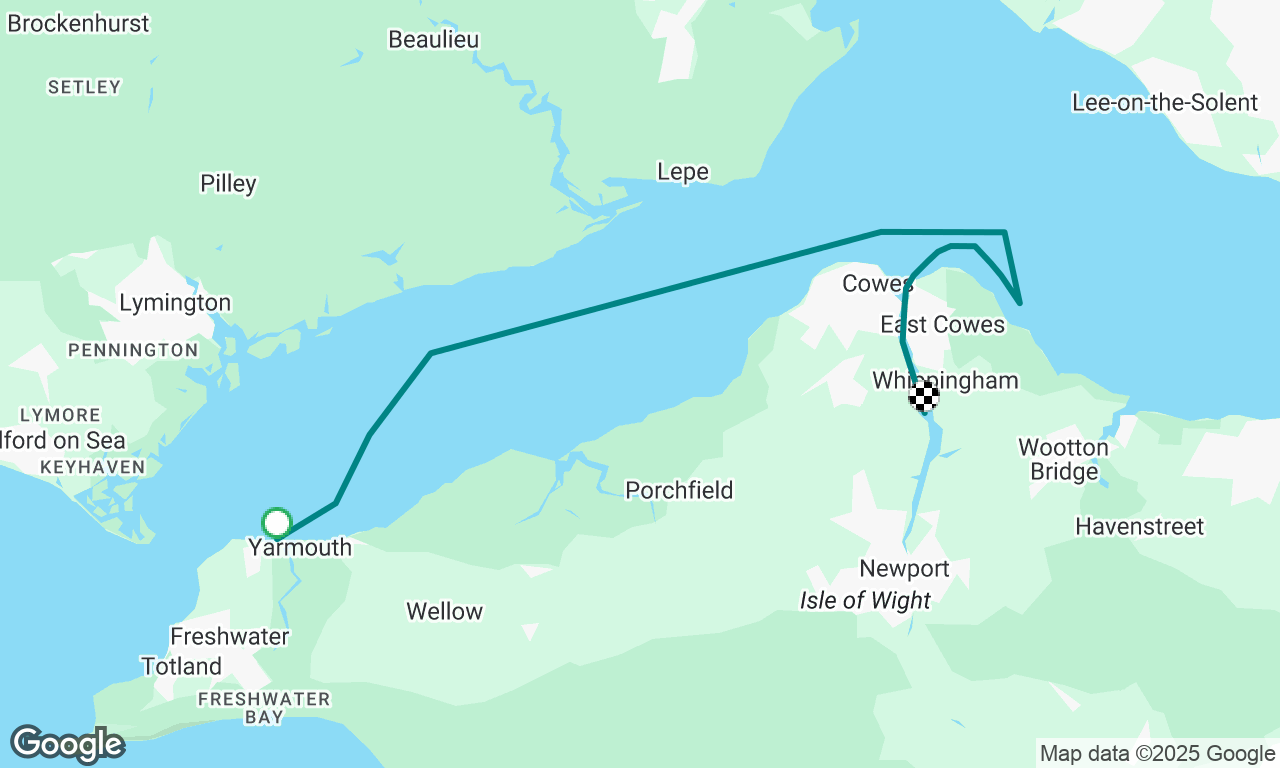 Folly Inn - via swim in Osborne Bay