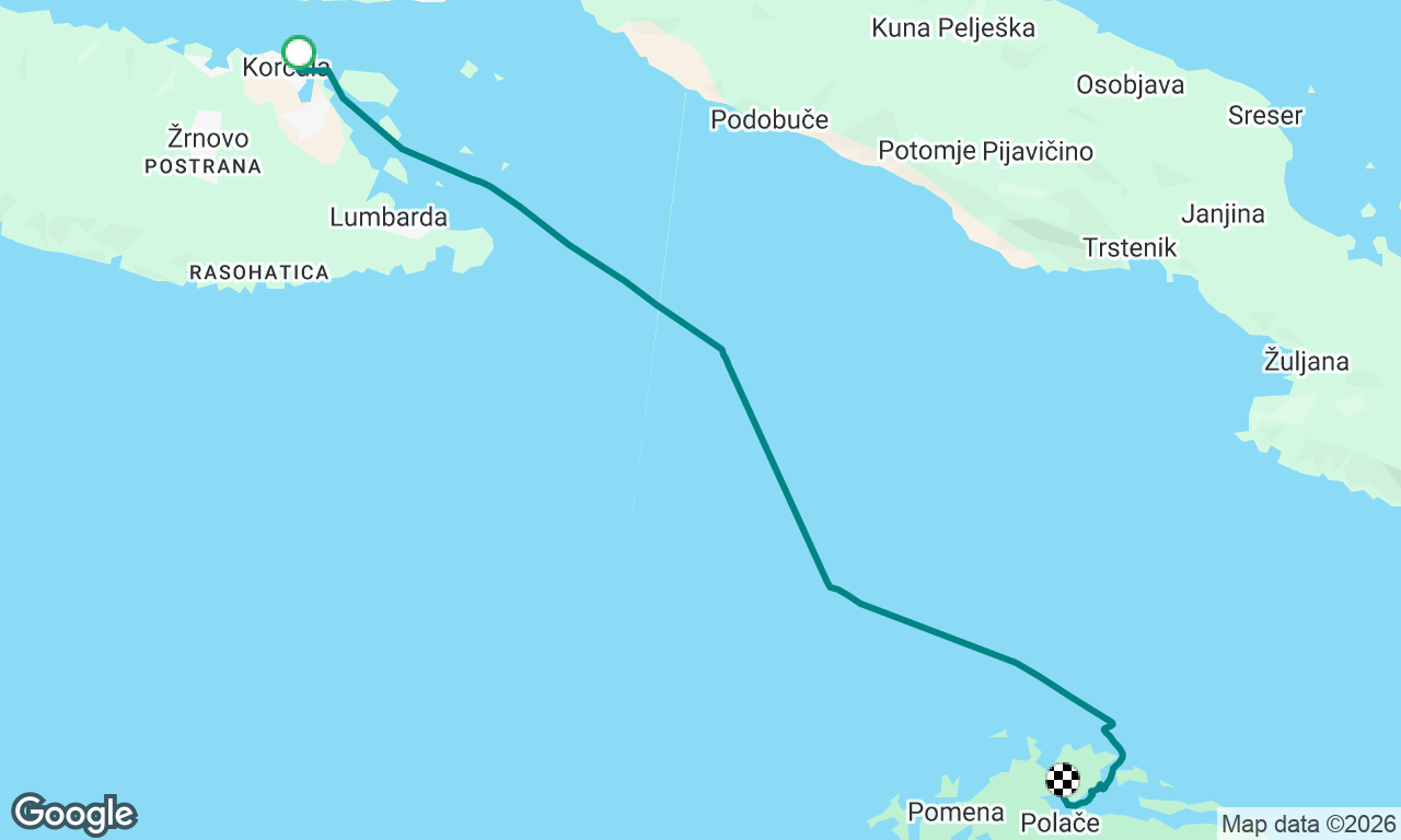 Voyage map