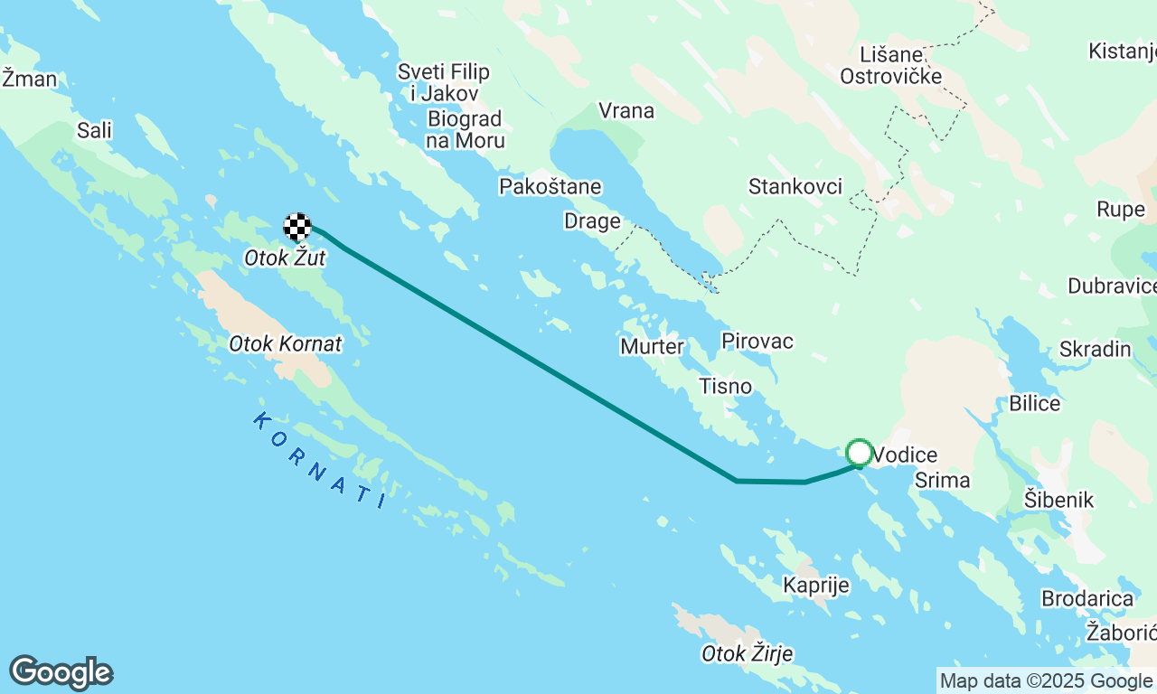 Croatia 2025 Day 4 - Tribunj to Konoba Bain
