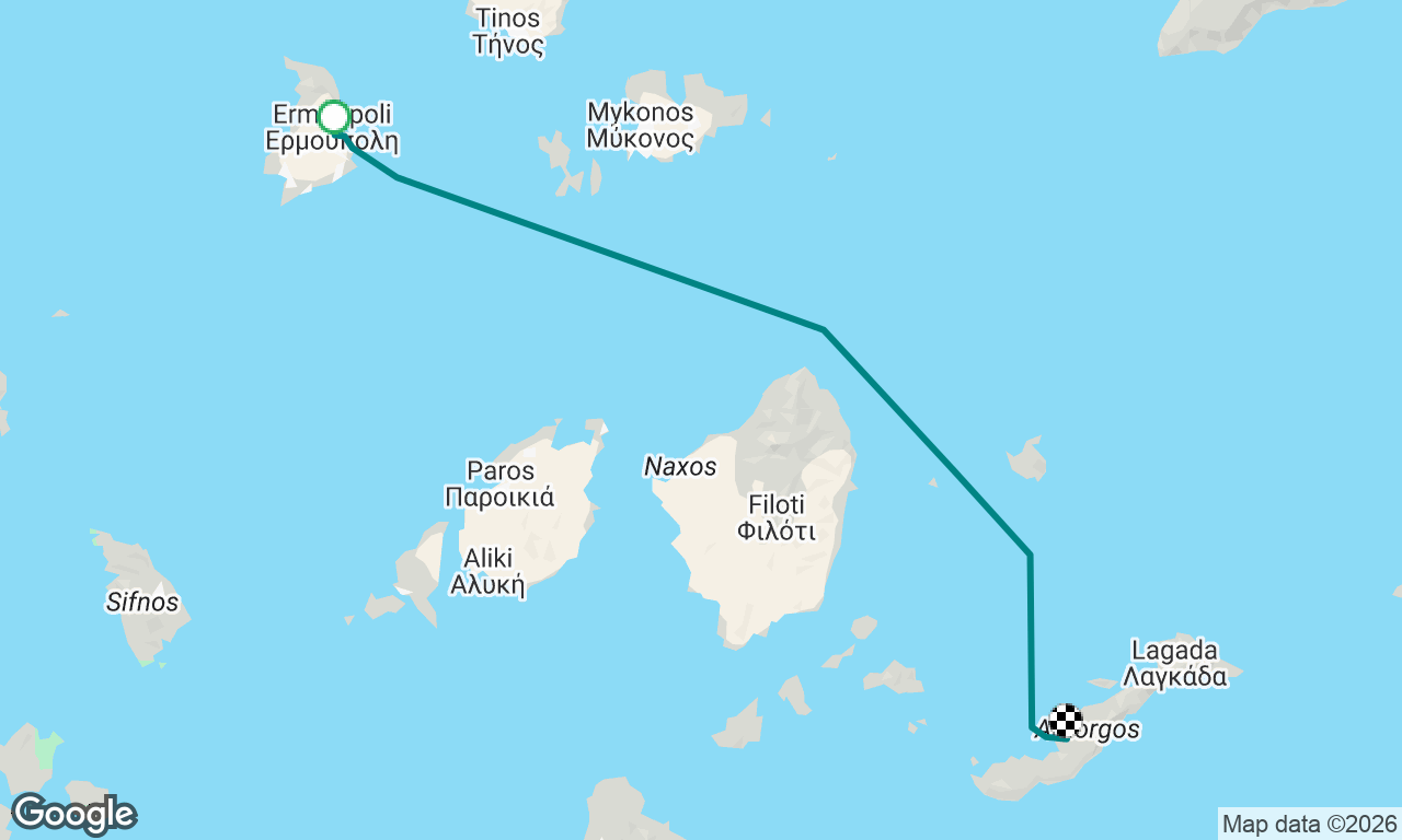 Voyage map