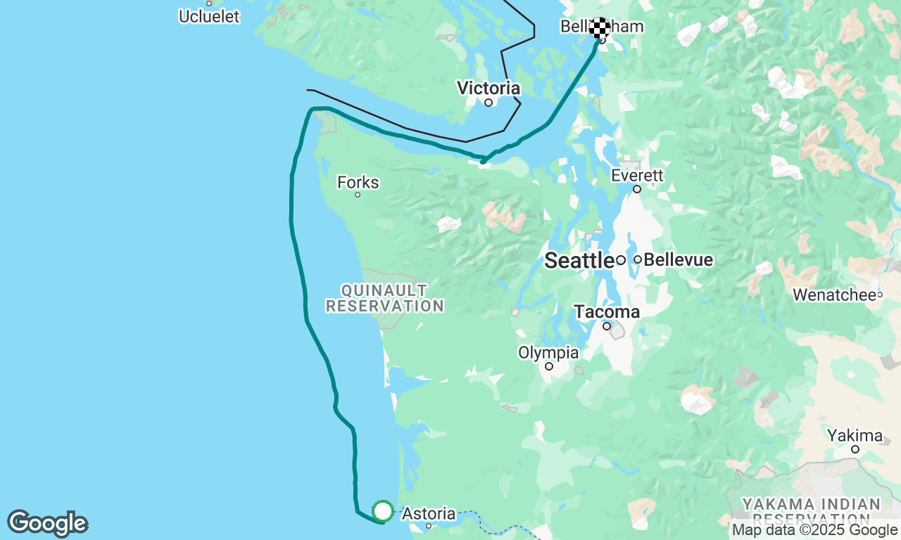 Astoria to Bellingham on Mareva!!
