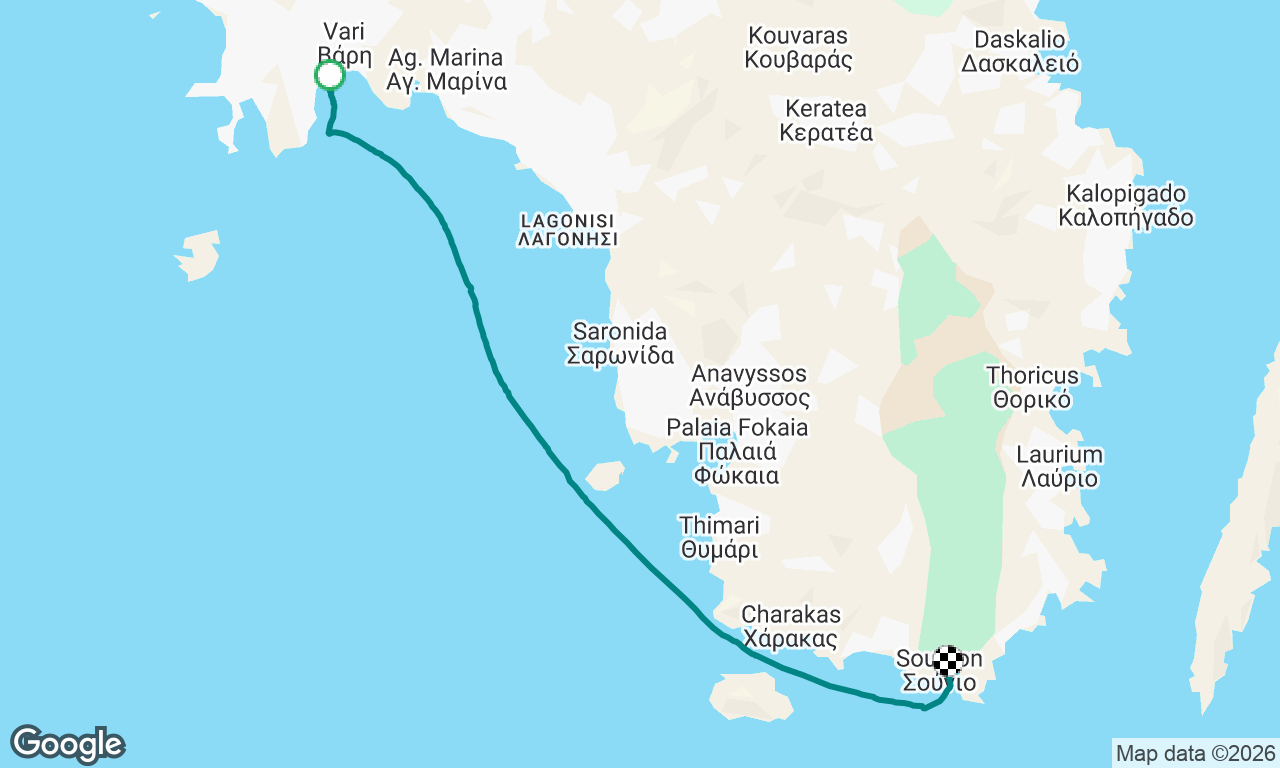Voyage map
