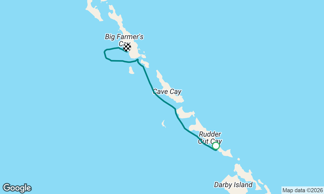 Rudder Cut Cay to Big Farmers Cay