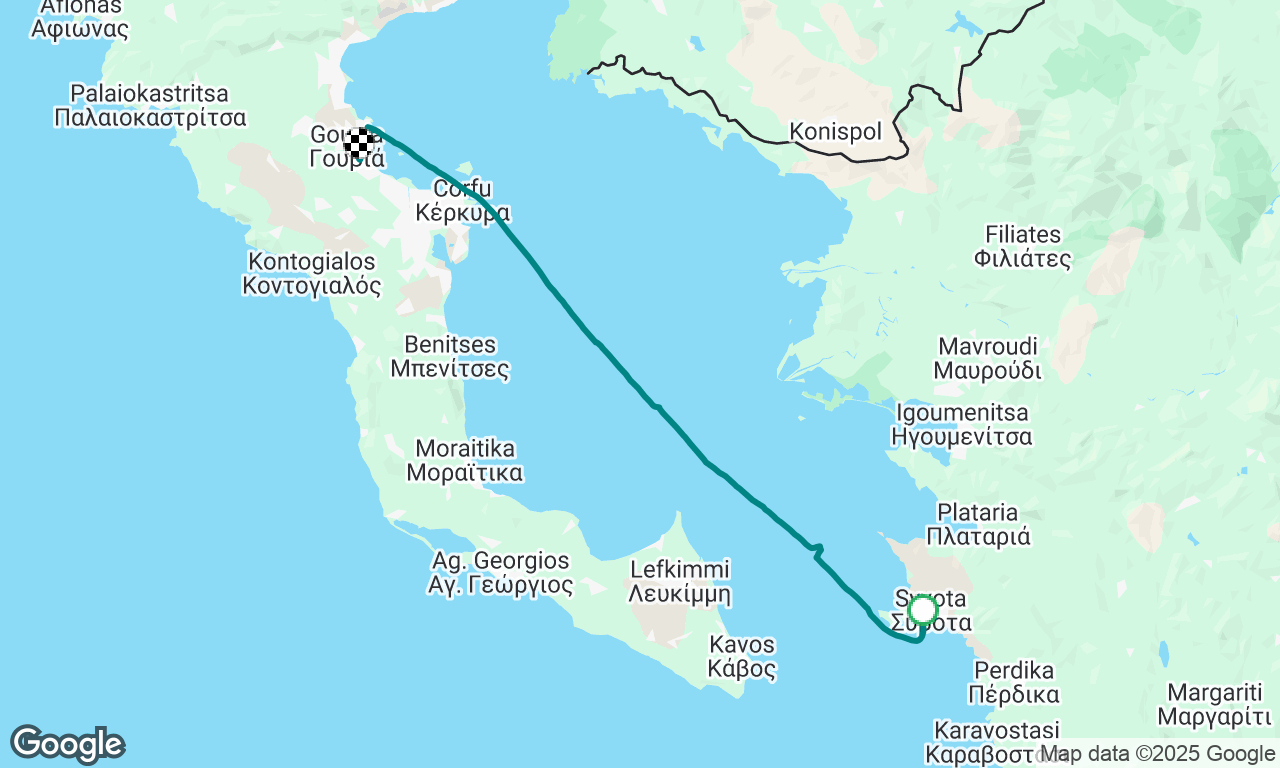 Corfu 11: End Bay (Sivota) - Gouvia Marina