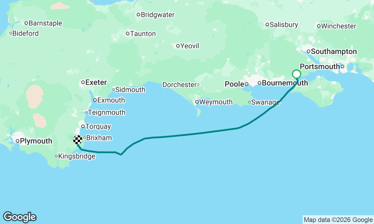 First step to Cornwall 