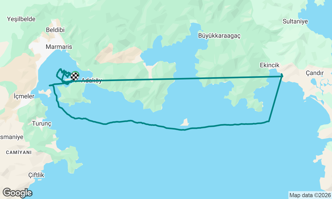 Voyage map