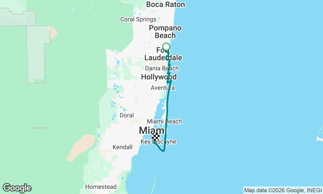 FLL to Key Biscayne