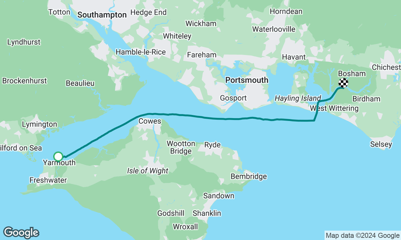 Yarmouth to Itchenor Anchorage