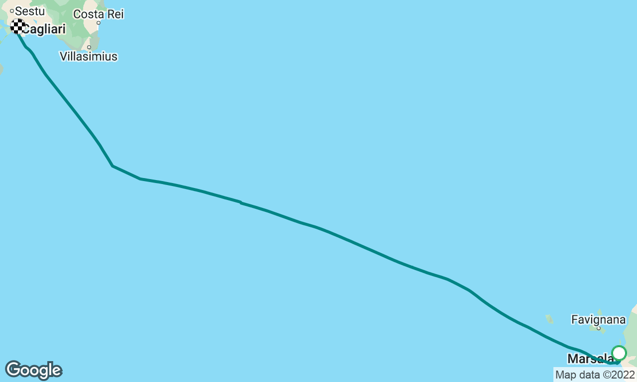 Sicily to Sardinia 