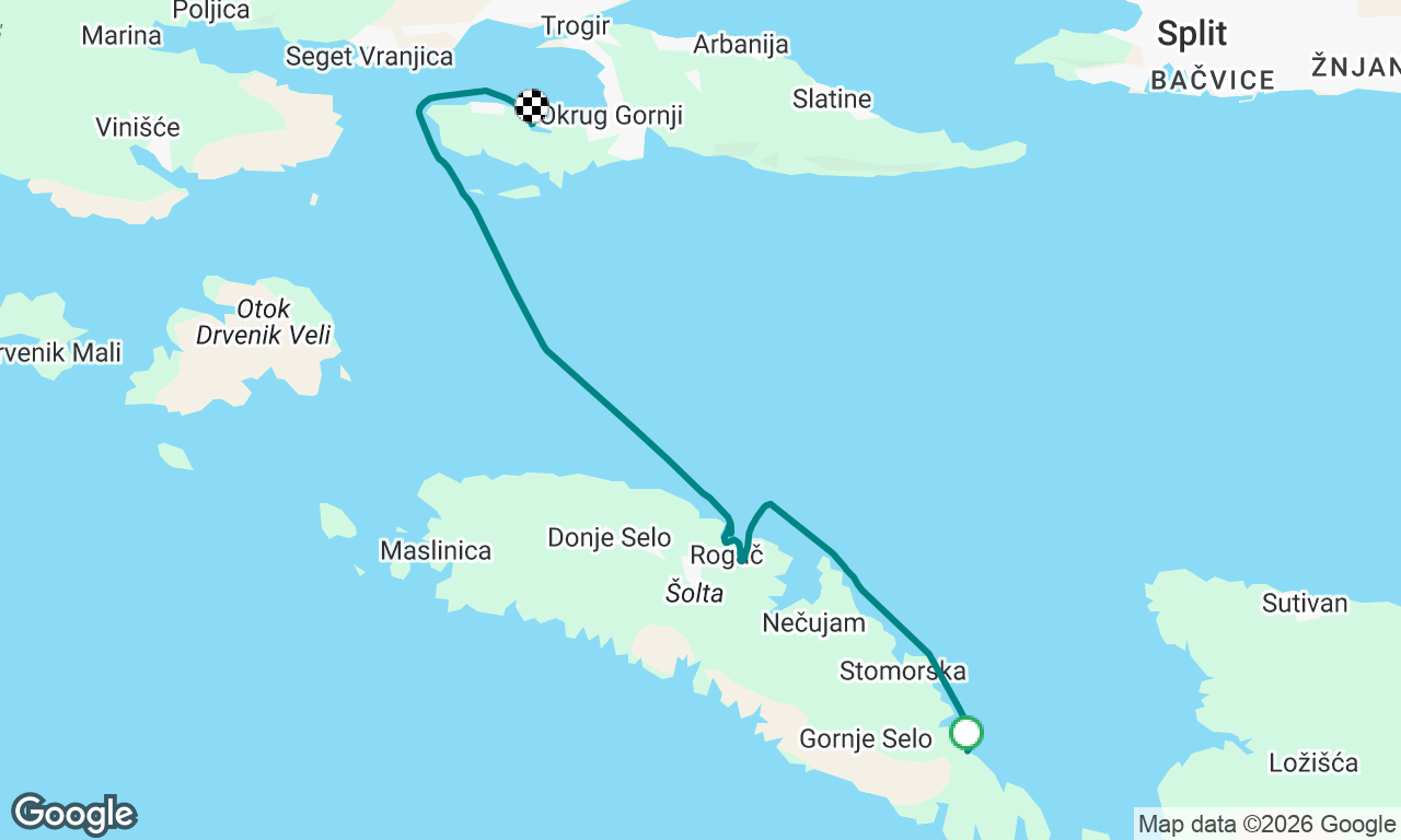 Voyage map