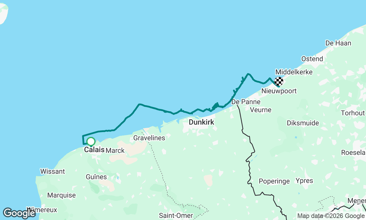 Calais --> Nieuwpoort 