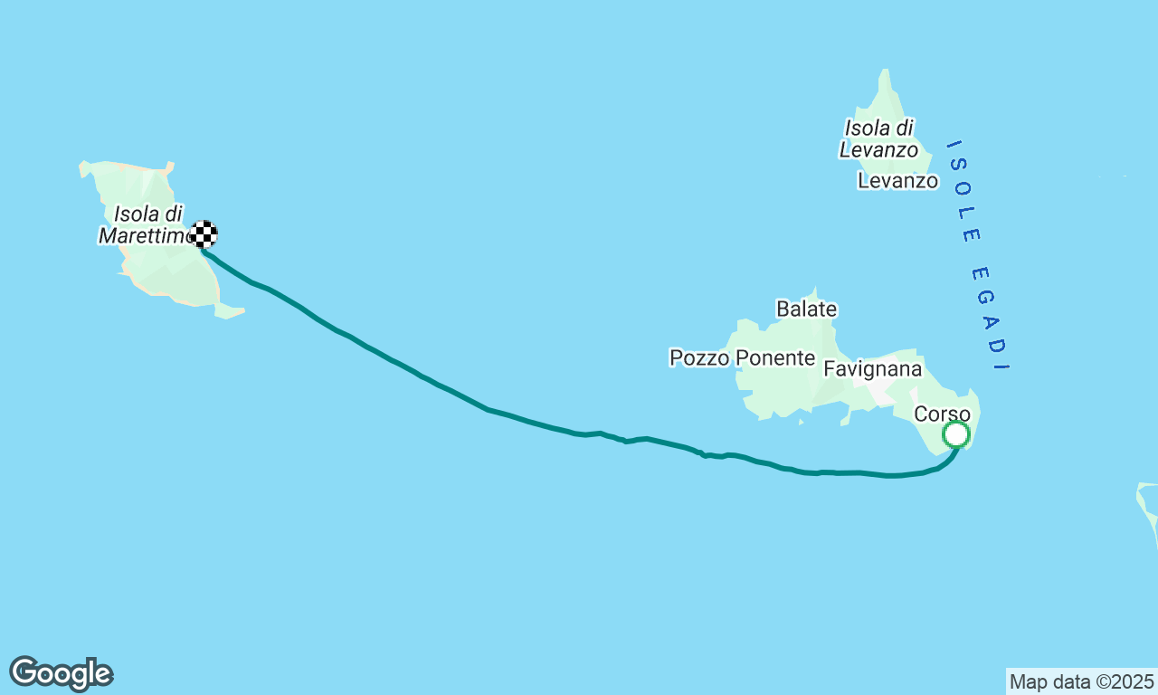 Lun. 29/09 Da Favignana cala azzurra a Marettimo scalo nuovo