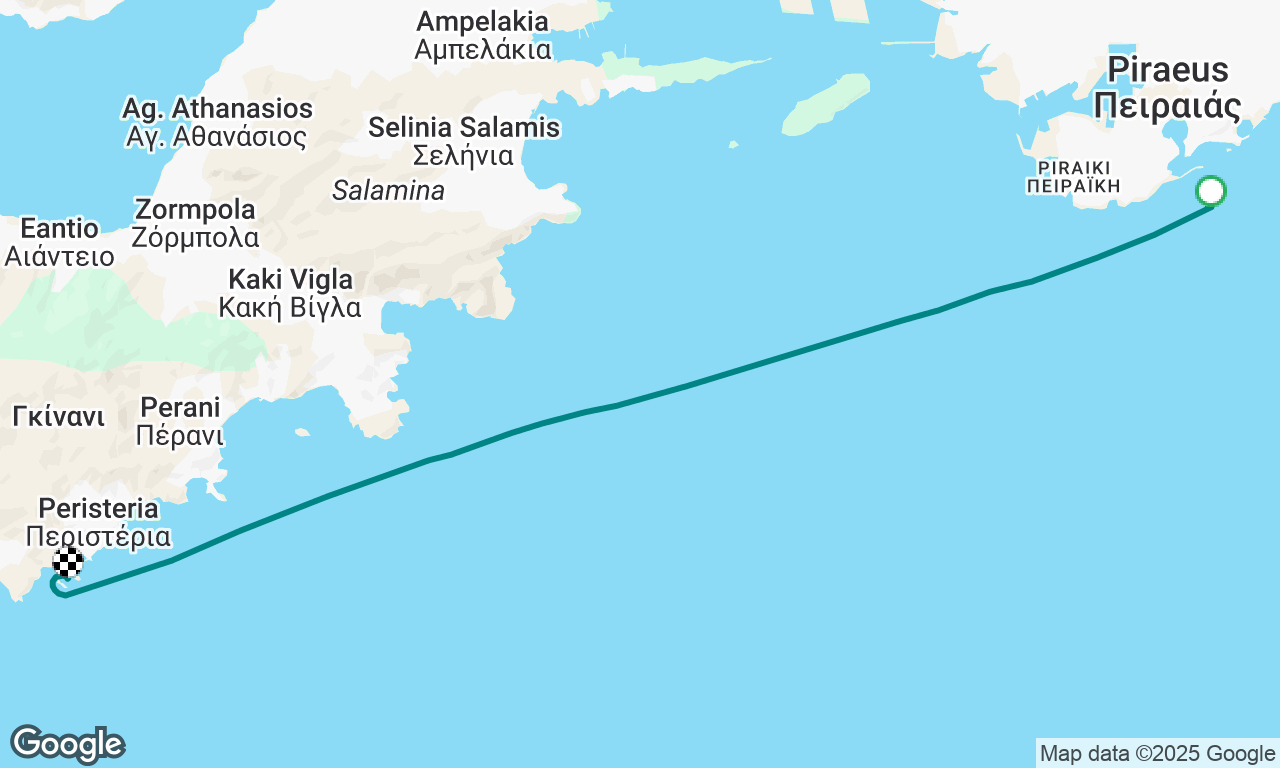 Athens to Salamina
