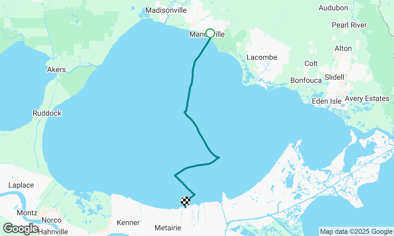 Mandeville to Metarie