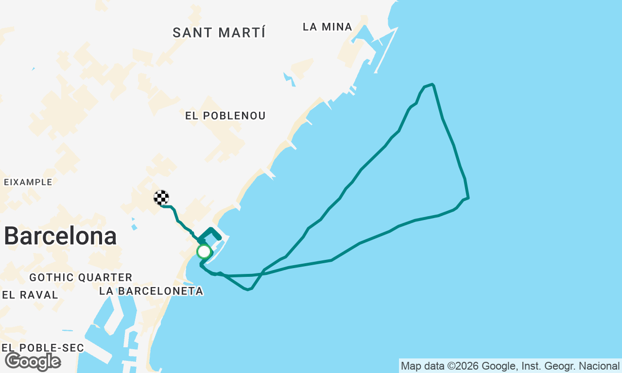 Charter Beneteau Flyer 6 - Barcelona to Sant Adrià de besos