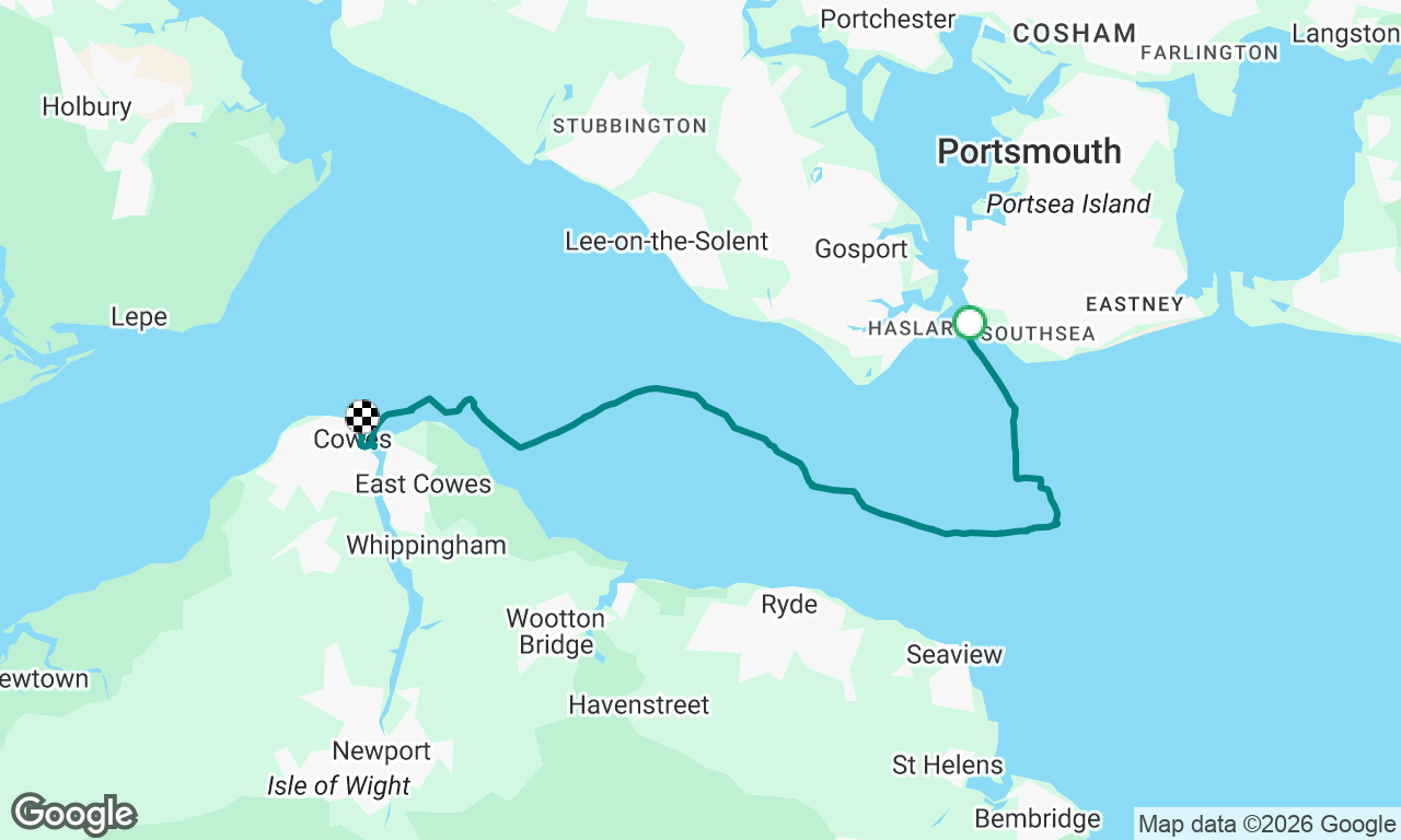Haslar to Cowes for RTI