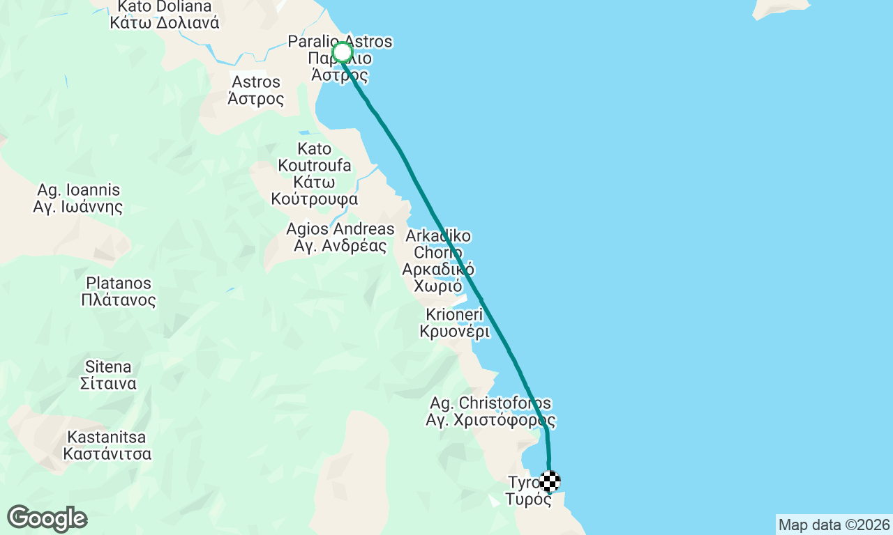 Voyage map