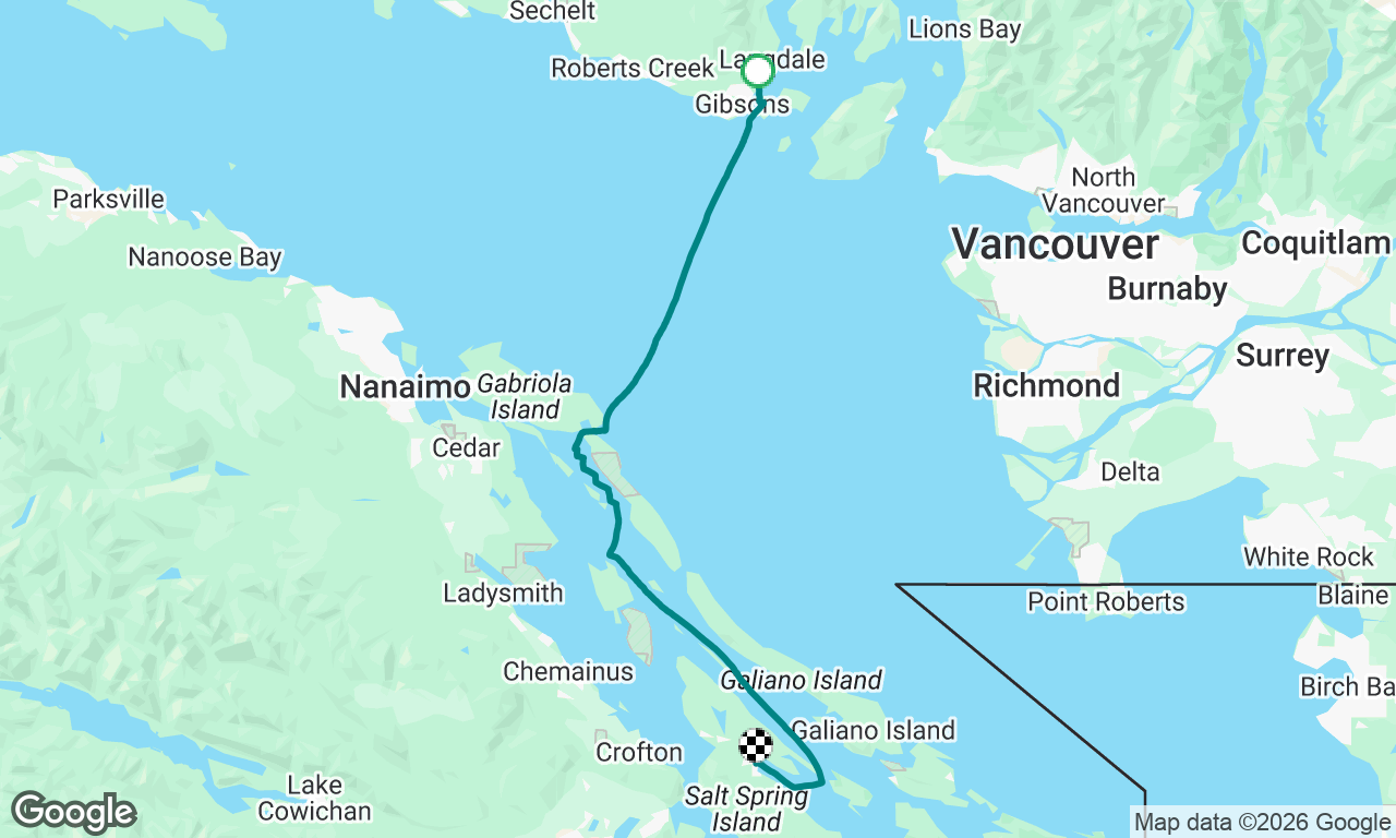 RYA Day Skipper Day 2: Gibsons to Ganges via Gabriola Pass