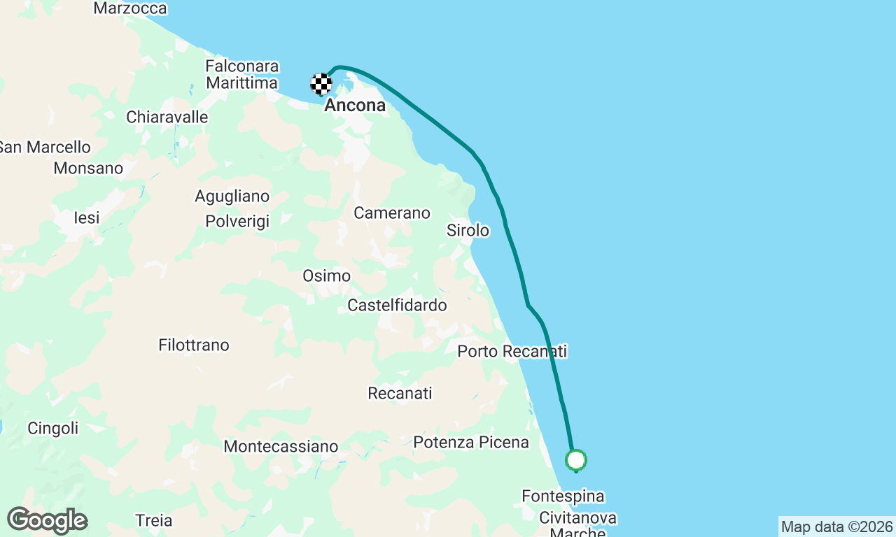 Voyage map