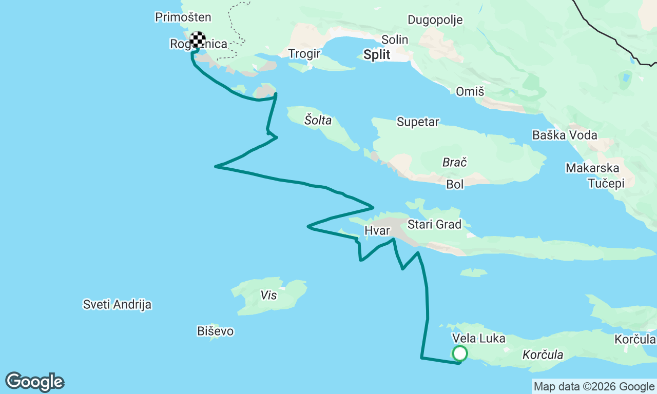 Voyage map