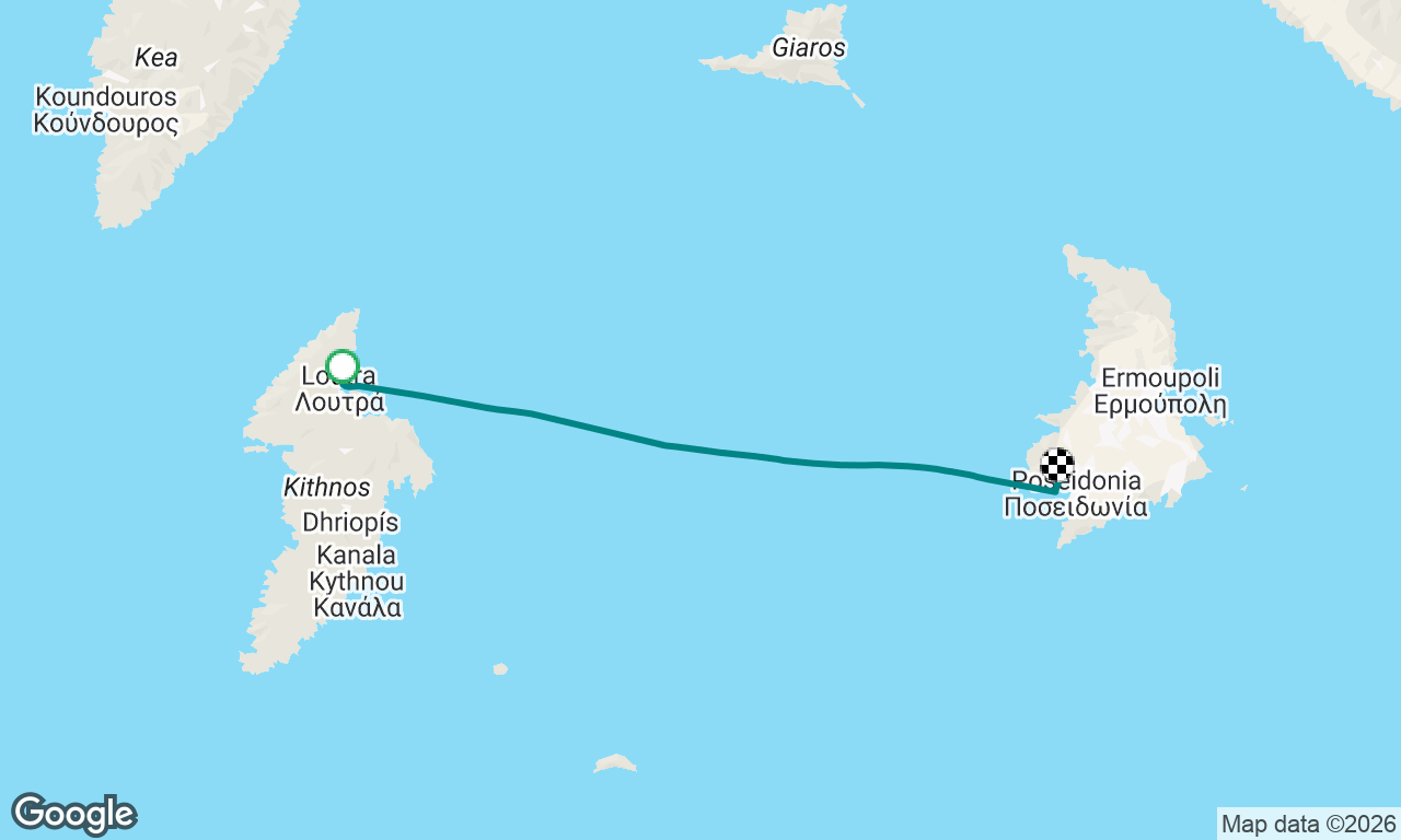 Off to Finikas, Siros.