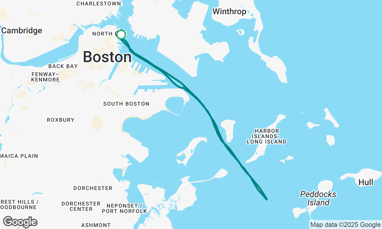 Late season evening sail 