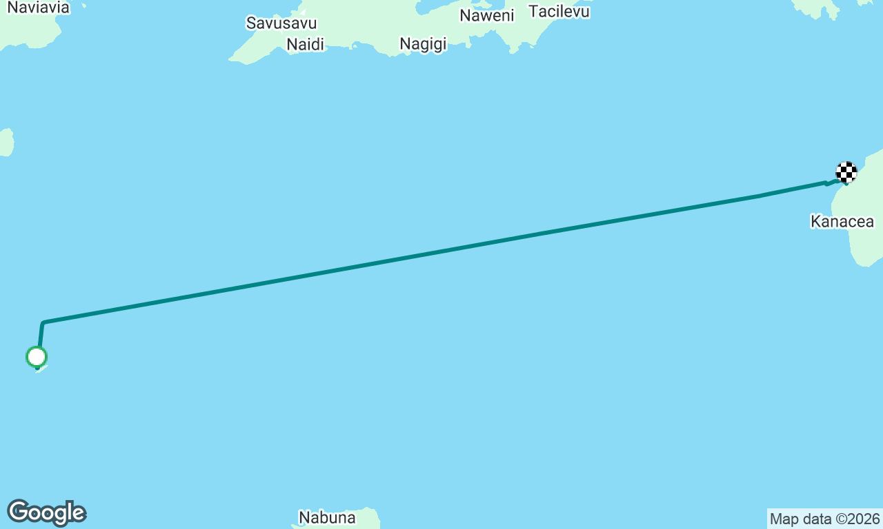Namena Is. to Taveuni Is.