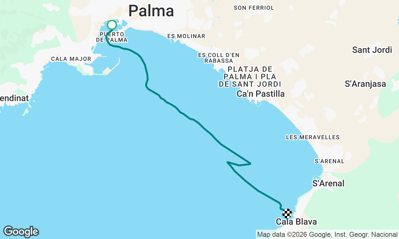 Voyage map