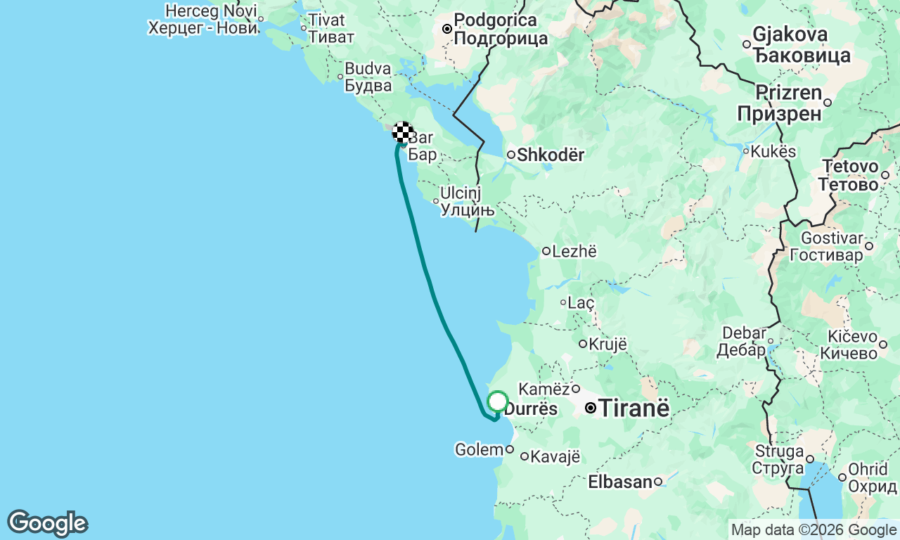 Voyage map