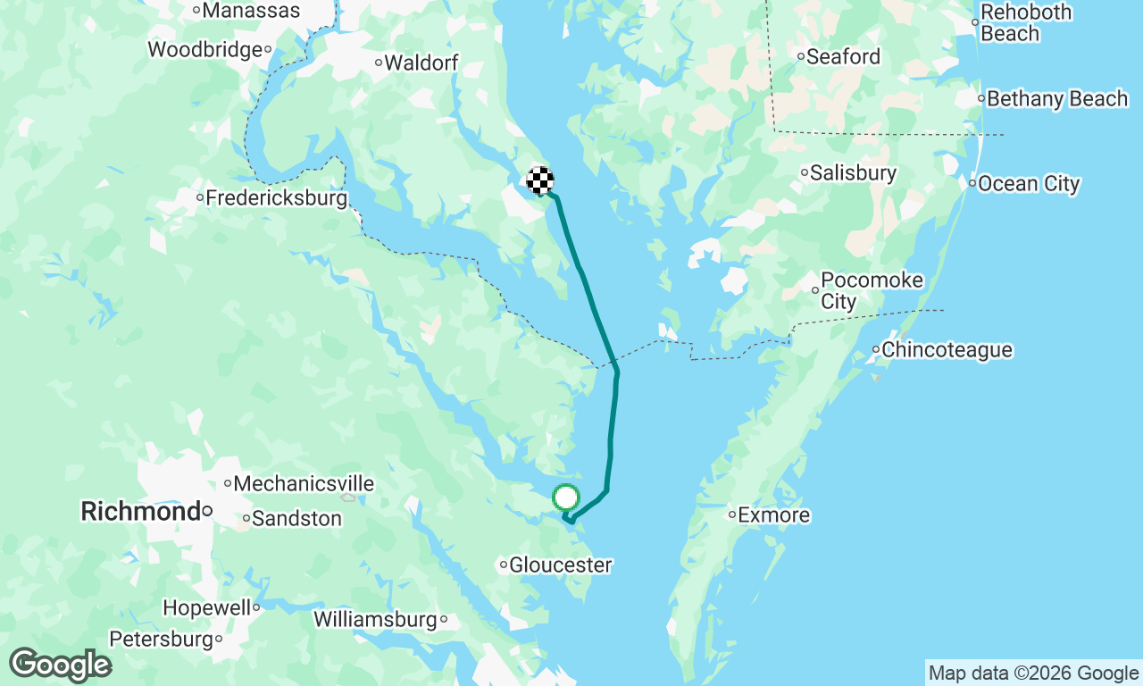 Deltaville to Solomons