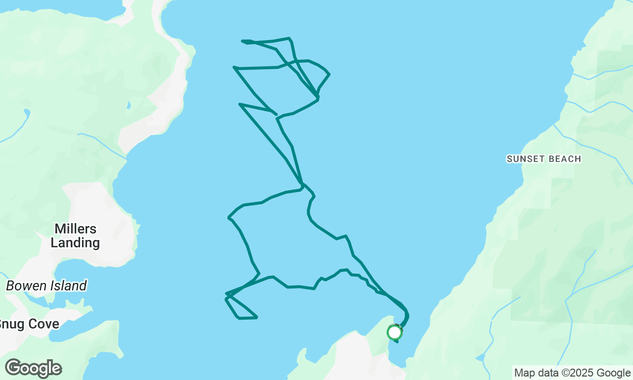 Day sail with family in Howe Sound