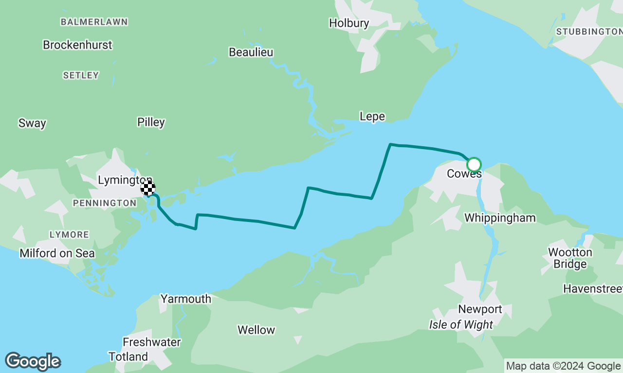 Cowes to Lymington 