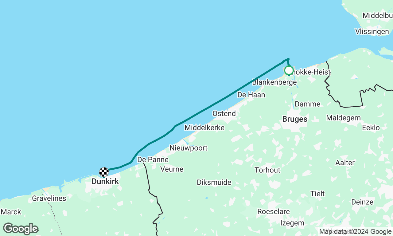 Brugge to Dunkirk