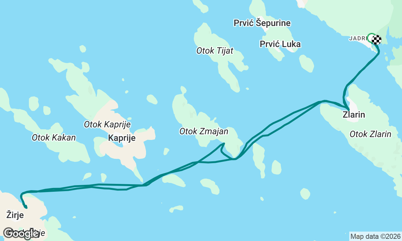 Voyage map