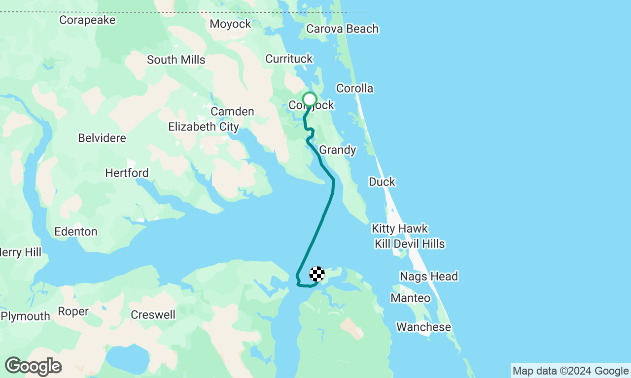 Coinjock to Durant Island SW Anchorage