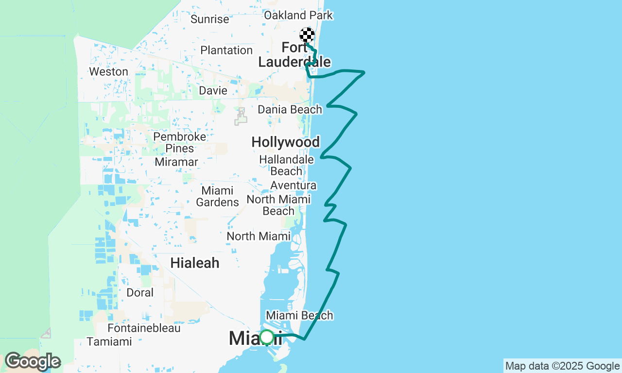 Miami to Ft Lauderdale 