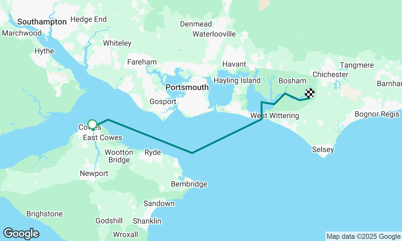 Cowes to Chichester
