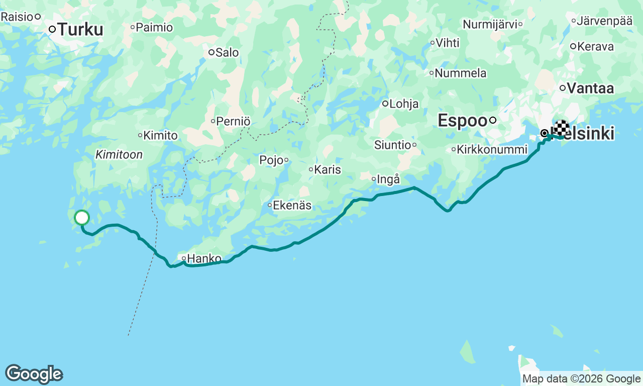 Kasnas to Helsinki