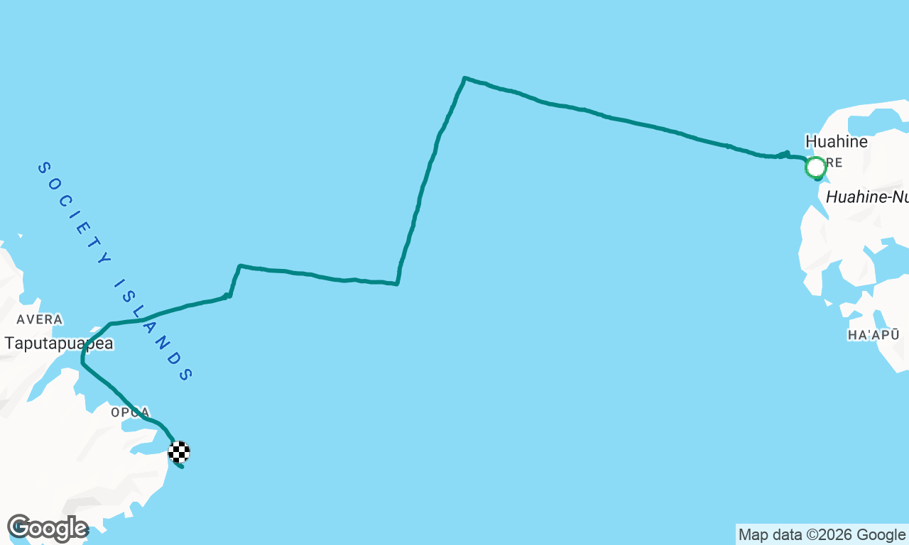 Huahine to Raiatea