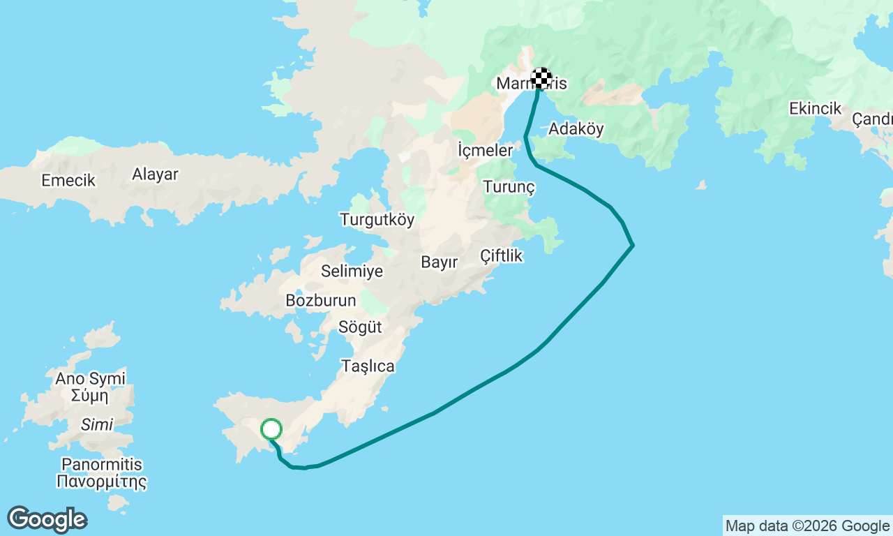 Voyage map