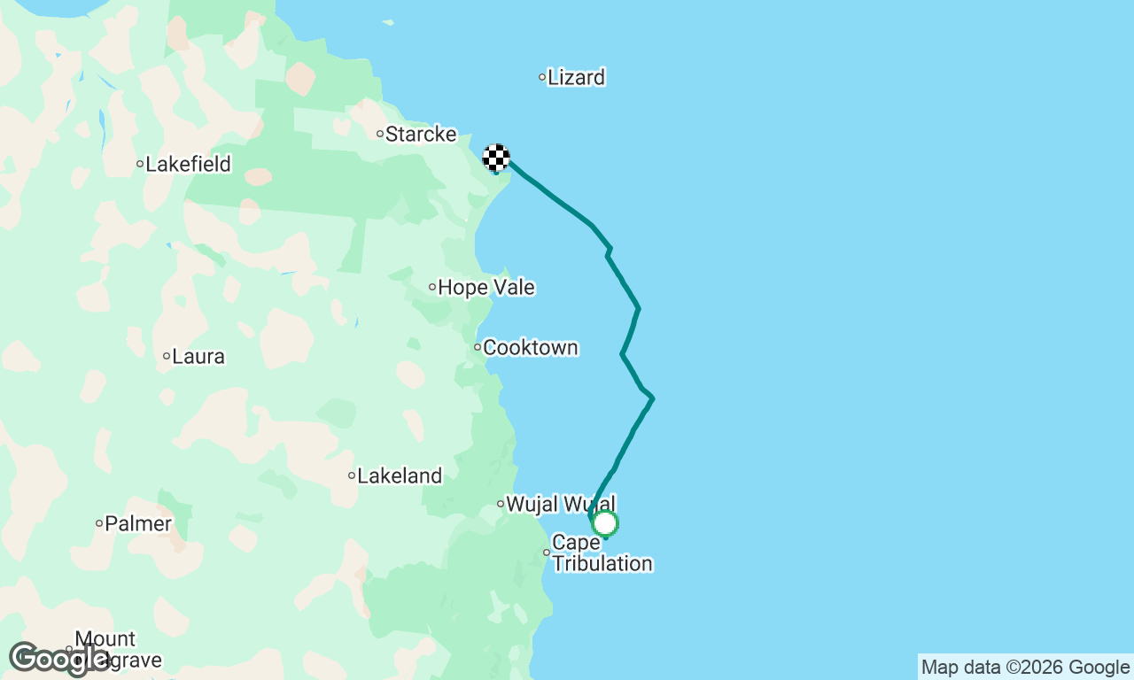 Mackay to fattlery bay
