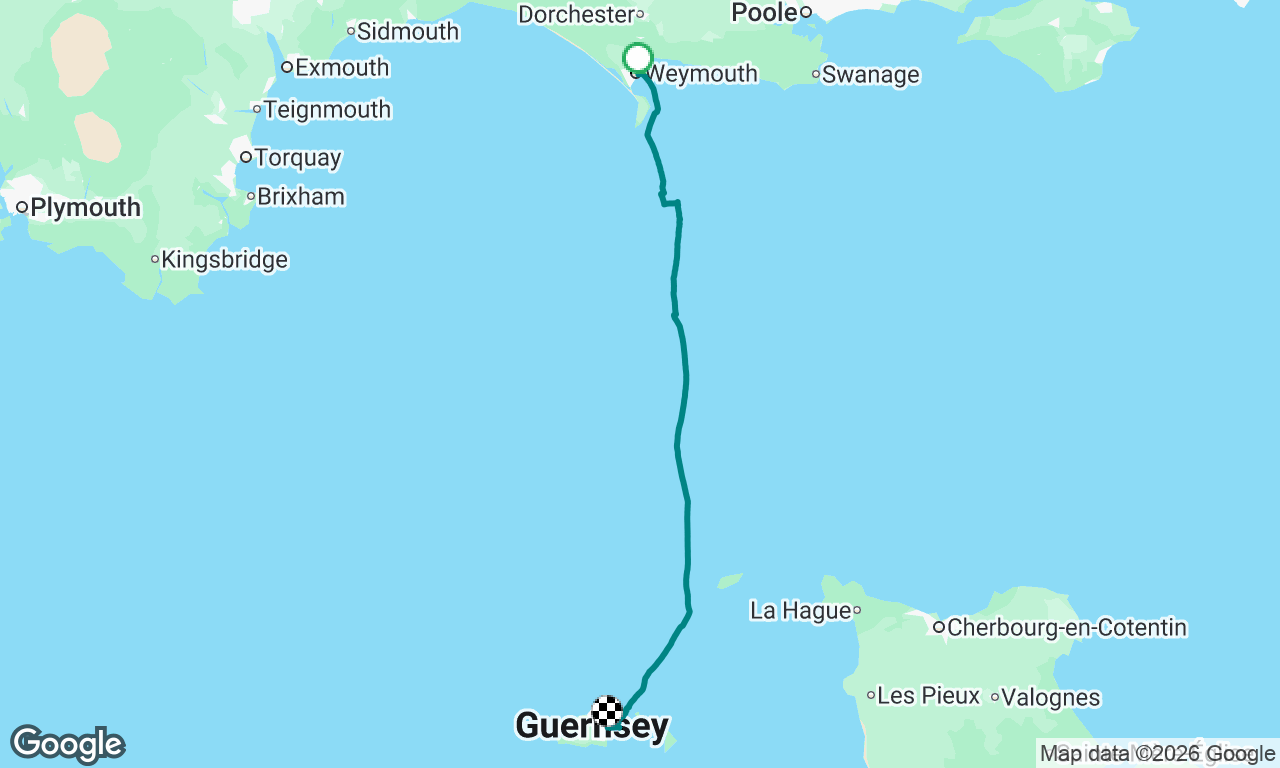 Weymouth to Guernsey