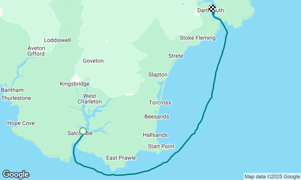 Salcombe to Dartmouth 