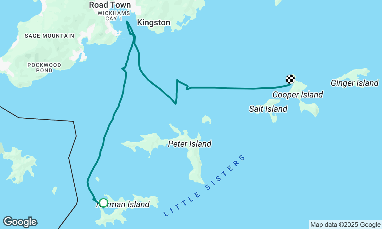 BVI - Day 7 - Willy Ts to Cooper Island with gas pickup
