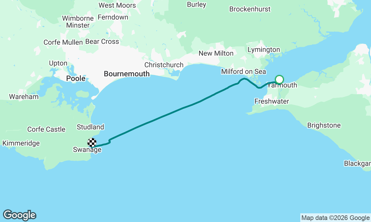Yay - we made it to Swanage!